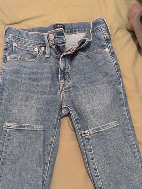 J. Crew Skinny Jeans in Light Blue Wash